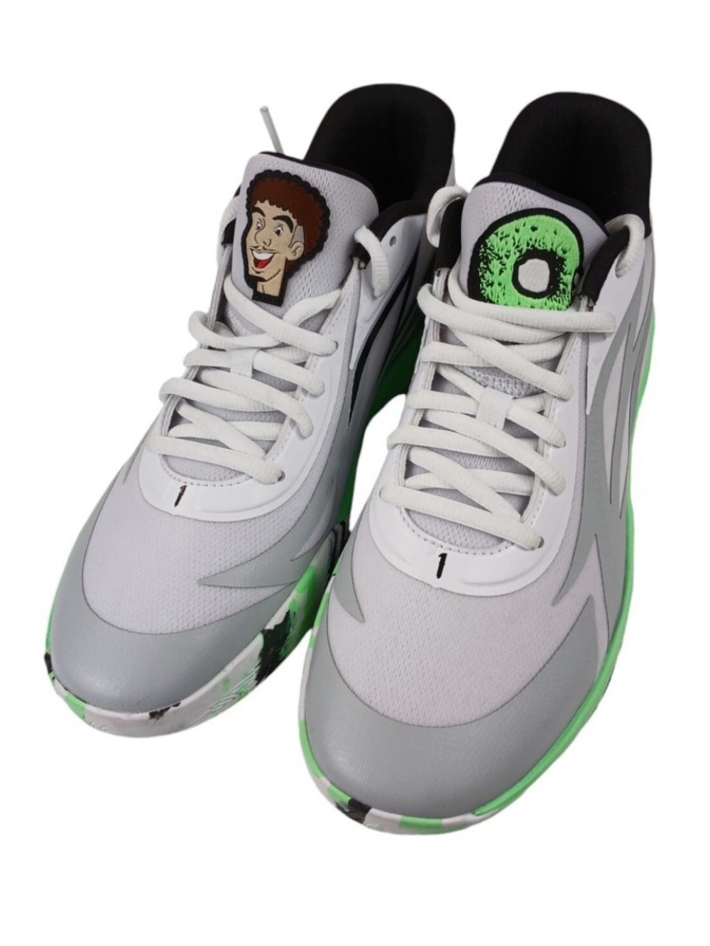 PUMA MB.02 Lo LaMel-O Lamelo Ball Elektro Green White
